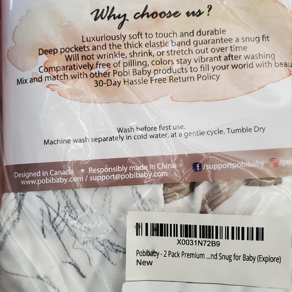 Pobi Baby, new bassinet sheets, Explore - Picture 2 of 5